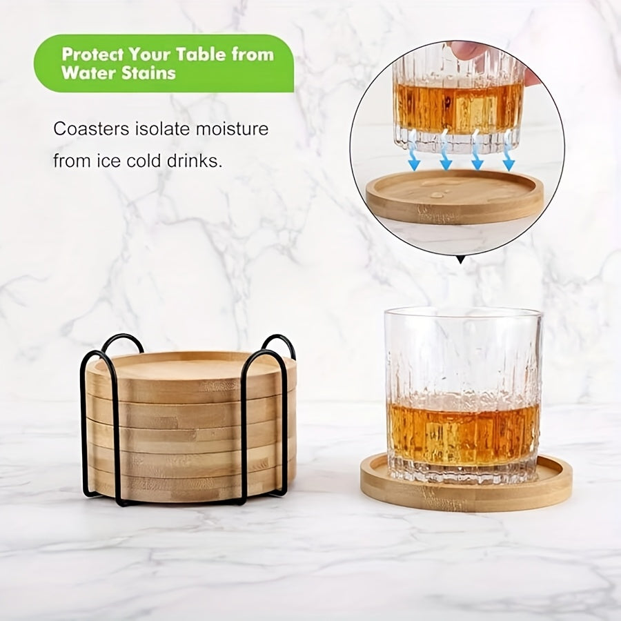 Dessous-de-verre  Pixa en bambou 1pc/6pcs