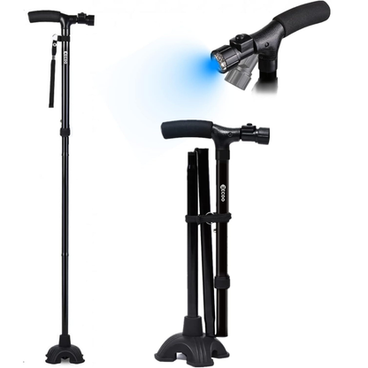 Canne de marche pixa pliable et légère