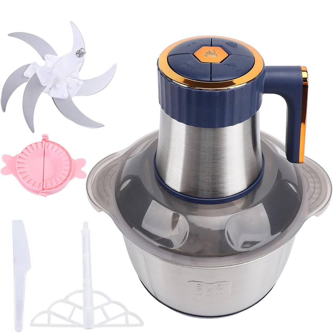 Hachoir électrique pixa avec bol en acier inoxydable