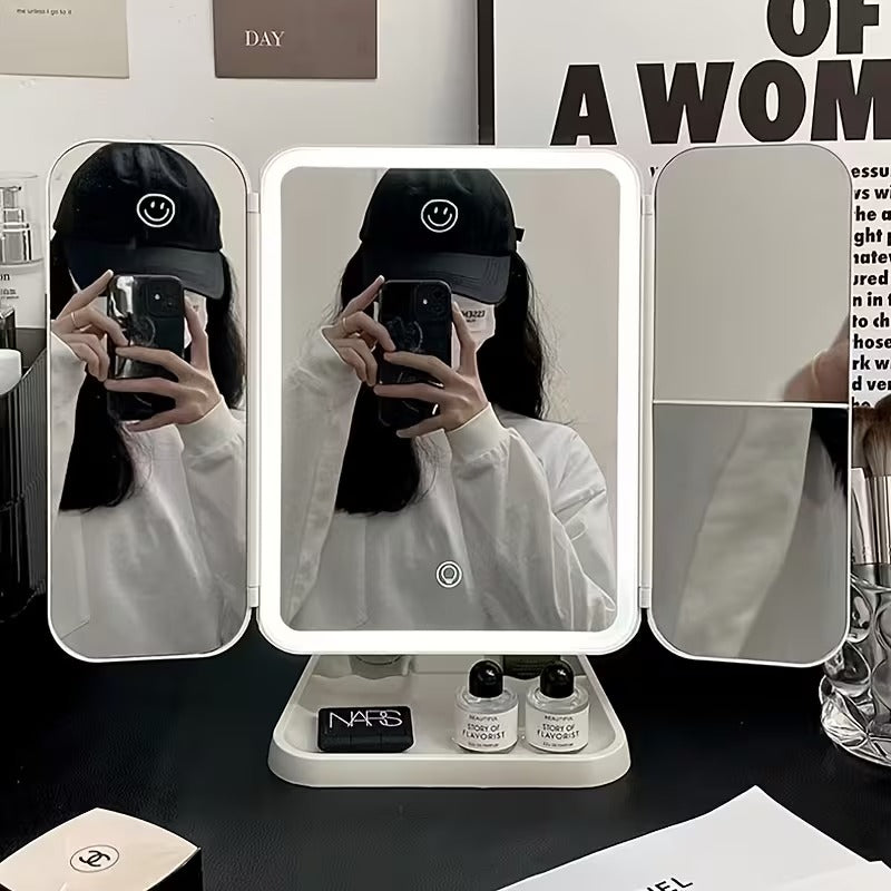 Miroir de Maquillage Pixa  LED avec Rotation à 270°