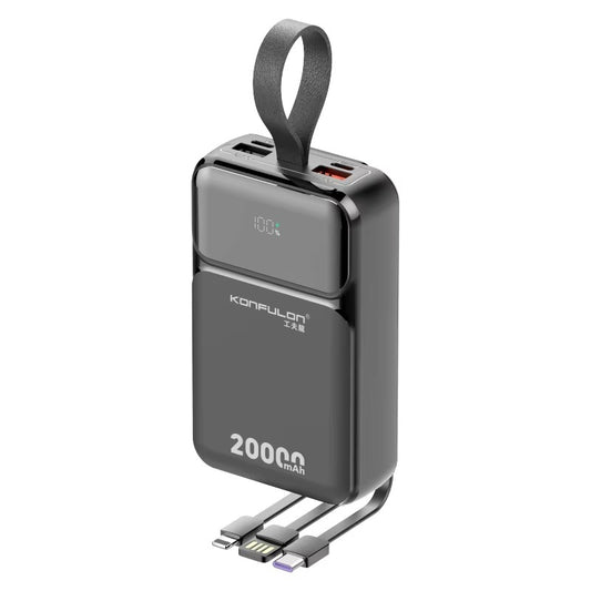 Powerbank Pixa pour charge rapide PD de 20W avec câble intégré