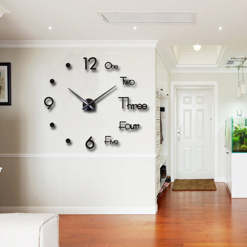 Horloge Murale 3D Décorative de Maison