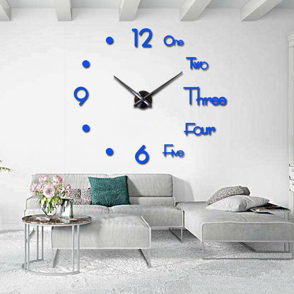Horloge Murale 3D Décorative de Maison