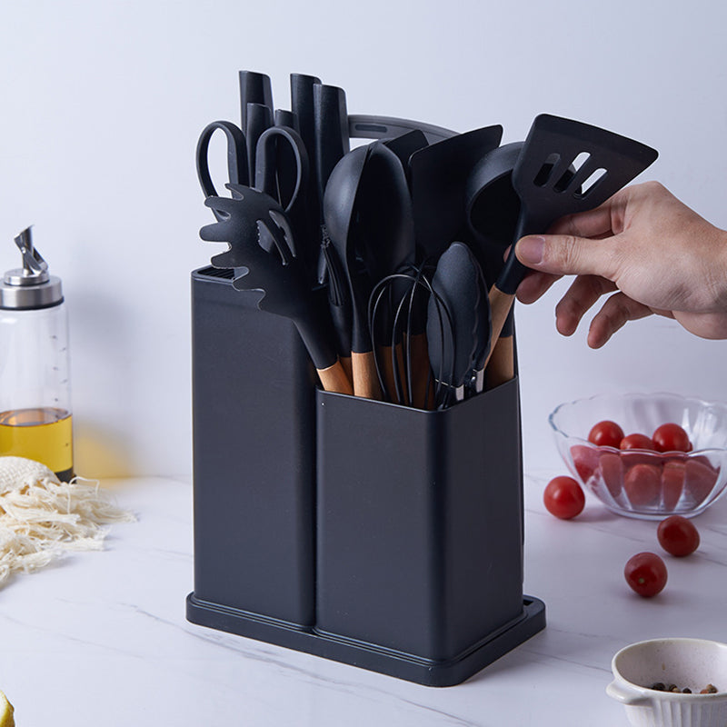 Ensemble d'ustensiles de cuisine en silicone