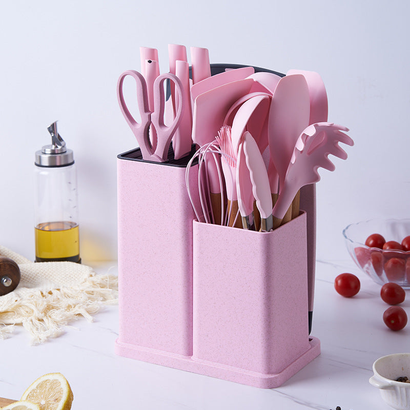 Ensemble d'ustensiles de cuisine en silicone