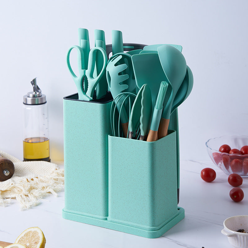 Ensemble d'ustensiles de cuisine en silicone