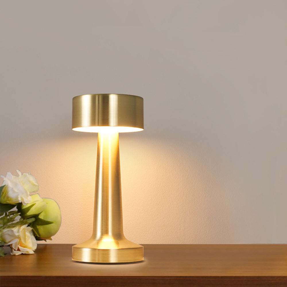 Lampe de table CHICA GOLD rechargeable - KELVINS MAROC