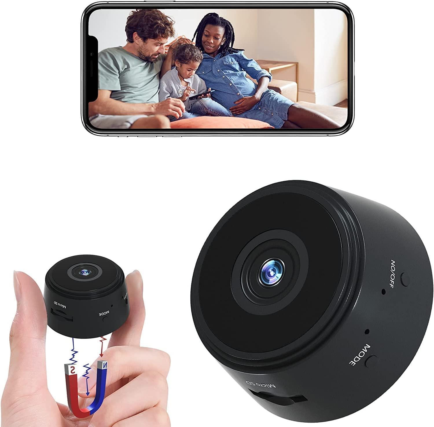 Mini caméra de véhicule sans fil, caméra de surveillance vidéo