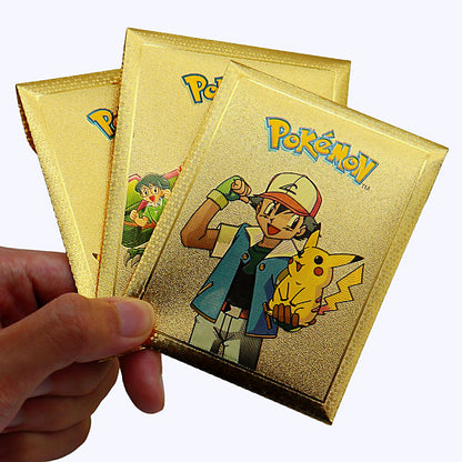 Cartes Pokémon Gold noire 10 cartes