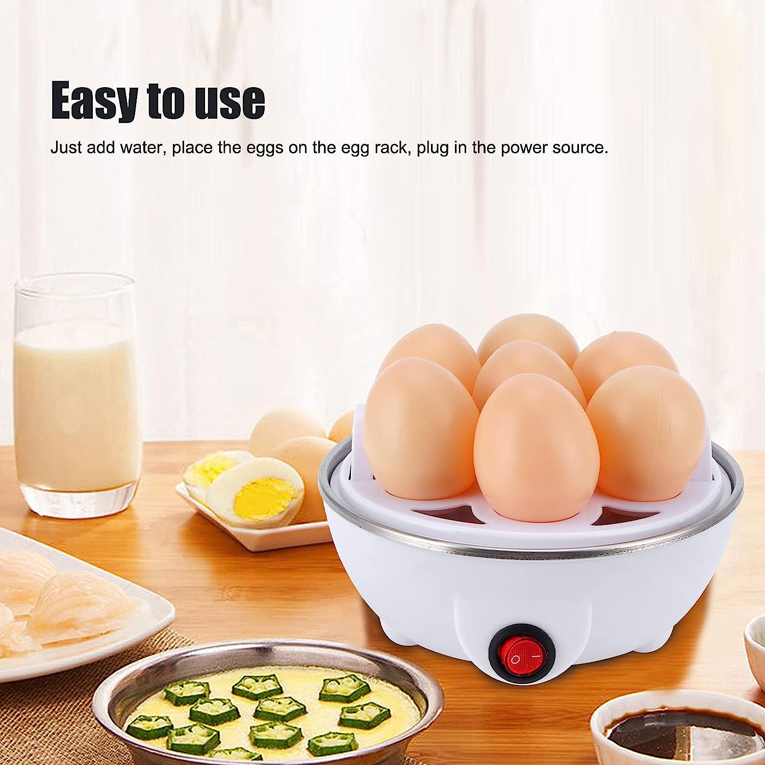 Pixa bouilloire à œufs électrique - PixaMaoc 